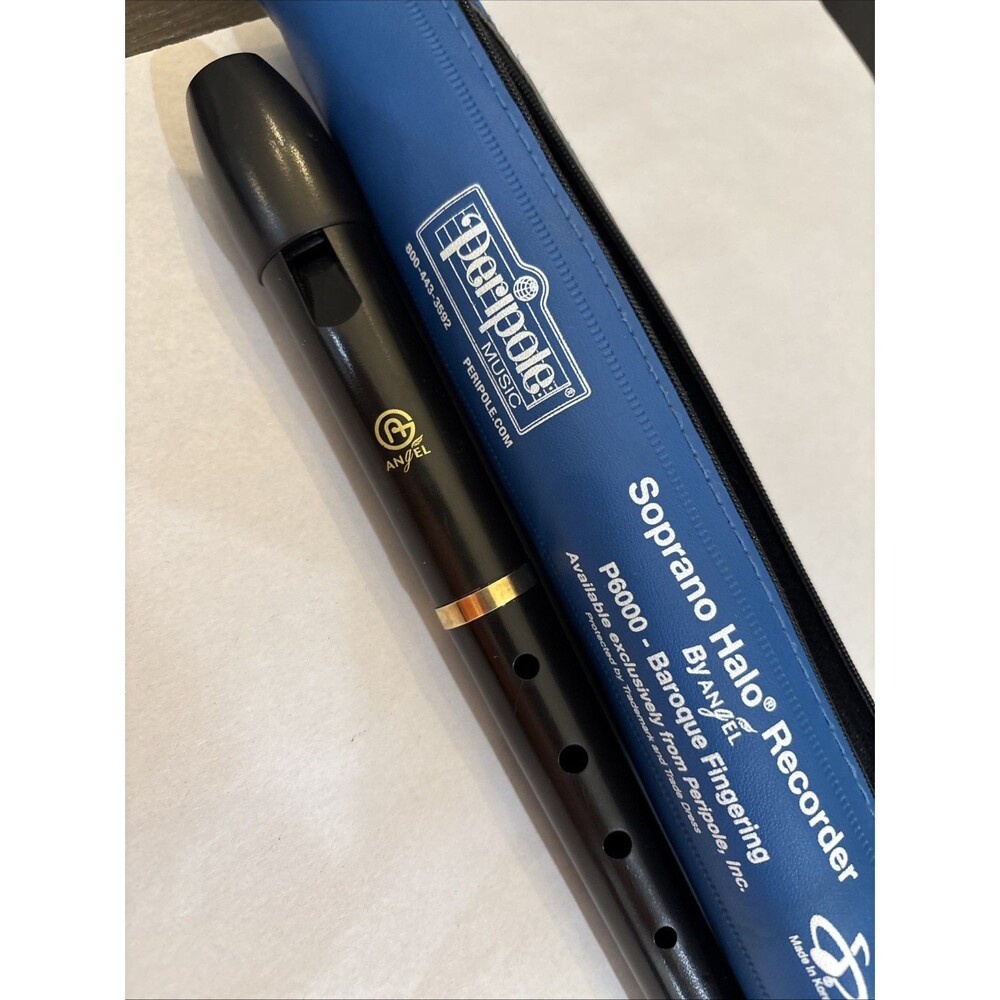 Recorder Peripole Angel Soprano Halo Model P 6000 - Baroque Fingering With Bag